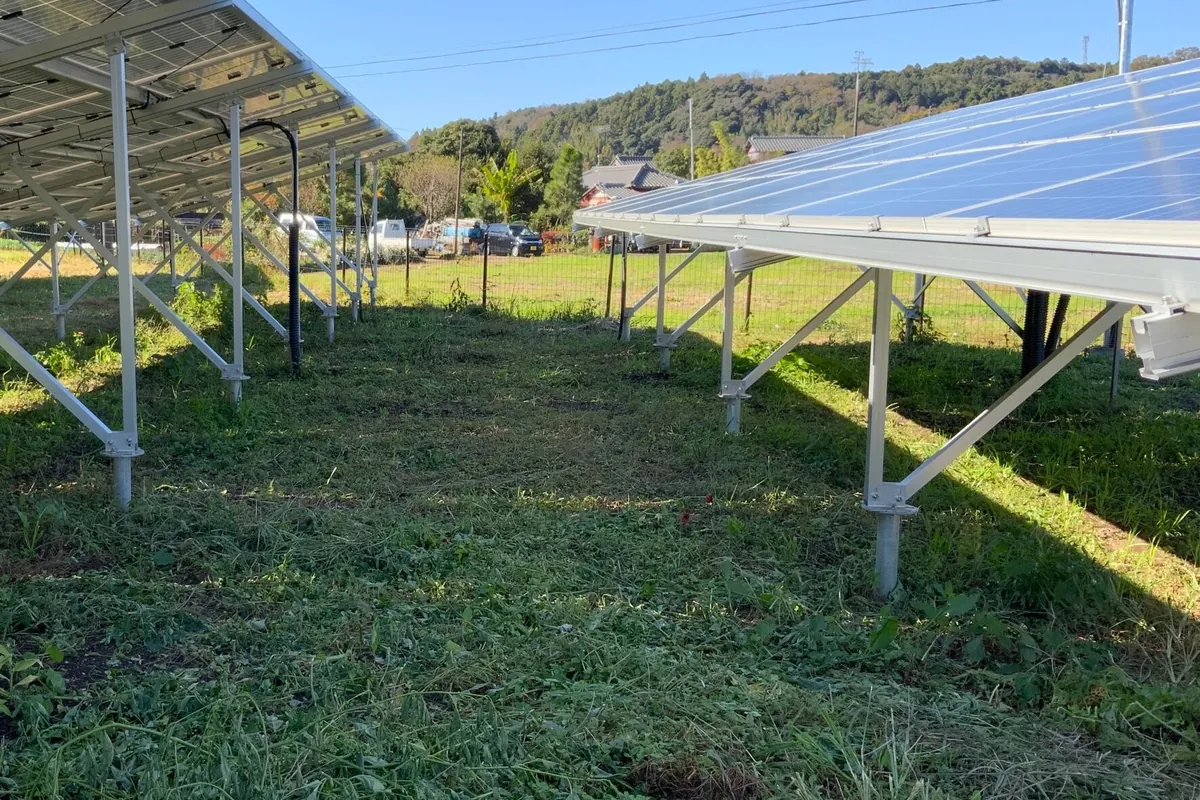 千葉県市原市の太陽光発電所（グループ保有）
