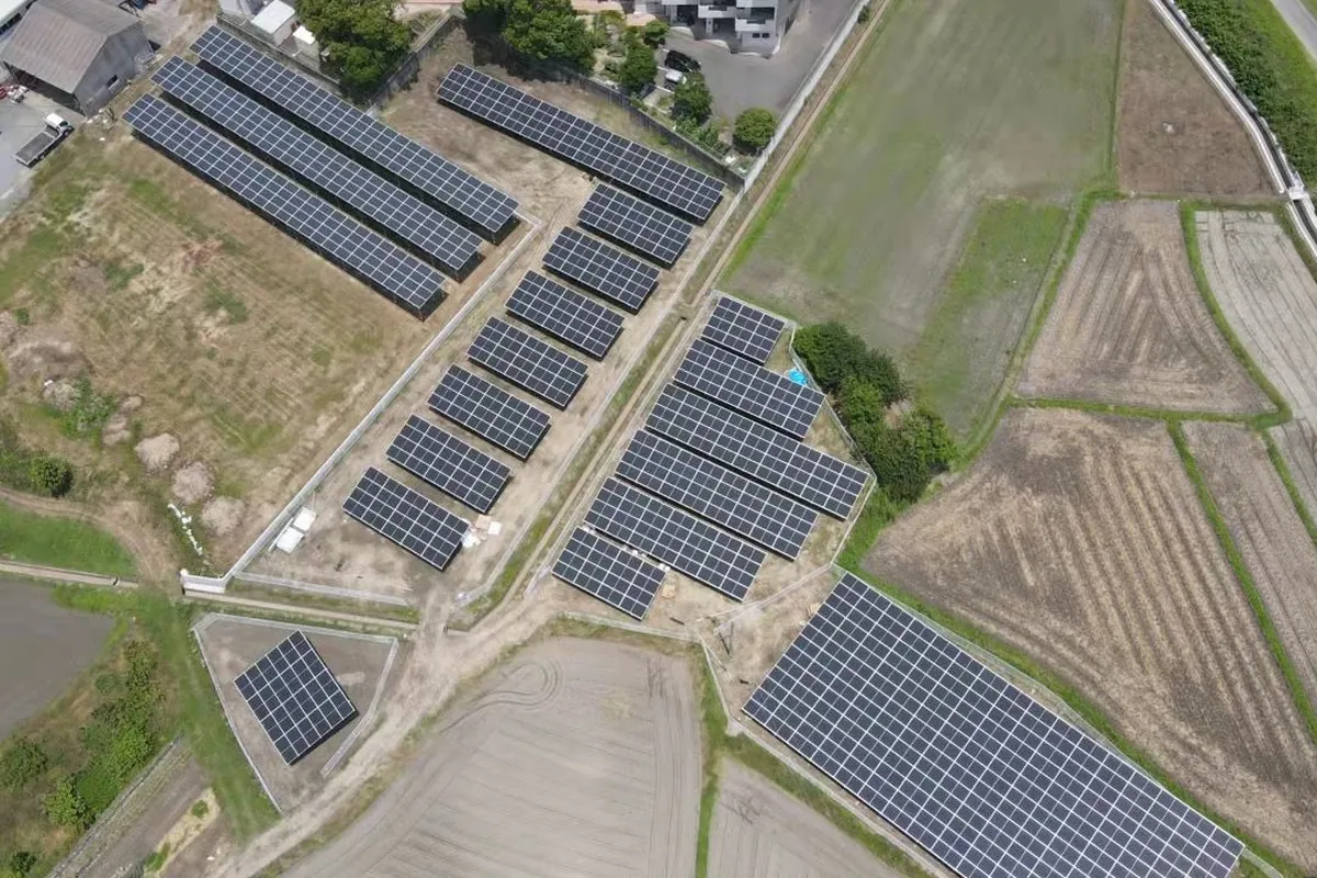 福岡県朝倉市の太陽光発電所（グループ保有）